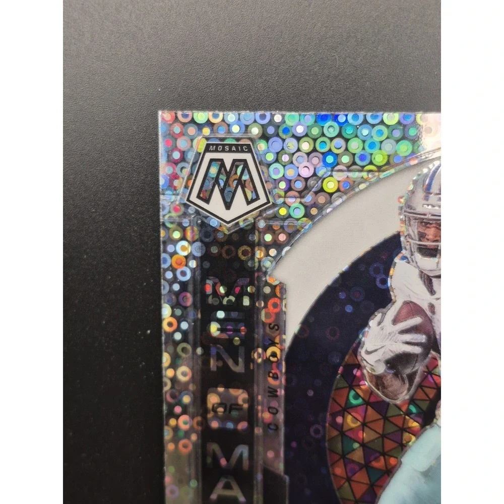 2023 Panini Mosaic CeeDee Lamb #MM-10  No Huddle Silver Disco‎ Prizm Cowboys